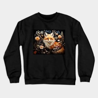 Cottagecore Aesthetic Fox Crewneck Sweatshirt